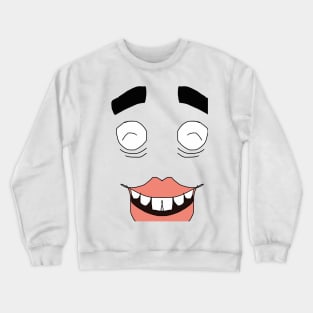 Funny Face Laughing Crewneck Sweatshirt